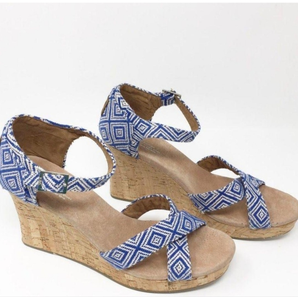 Toms Wedges size 9W
